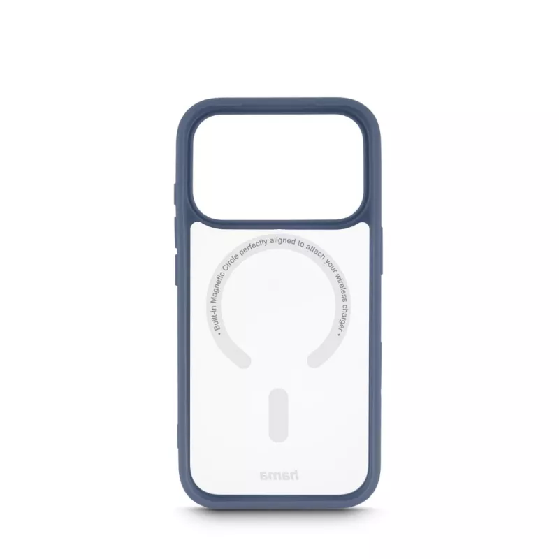 Hama Frame Protect etui na telefon 16 cm (6,3 cala) Pokrowiec Przezroczysty, Niebieski