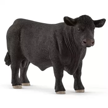 schleich FARM WORLD Czarny byk Angus, 3 lata, Farma, Zwierzęta gospodarskie / zabawki rolnicze, Wielokolorowy, Plastik