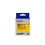 Kaseta z etykietami Epson Pastel LK-5YBP czarno-żółta 18 mm (9 m)