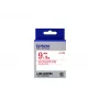 Kaseta z taśmą etykietową Epson Standard LK-3WRN czerwony/biały 9mm (9m), Czerwony na białym, Japonia, 9 mm, 9 m, 1 szt., 25 mm