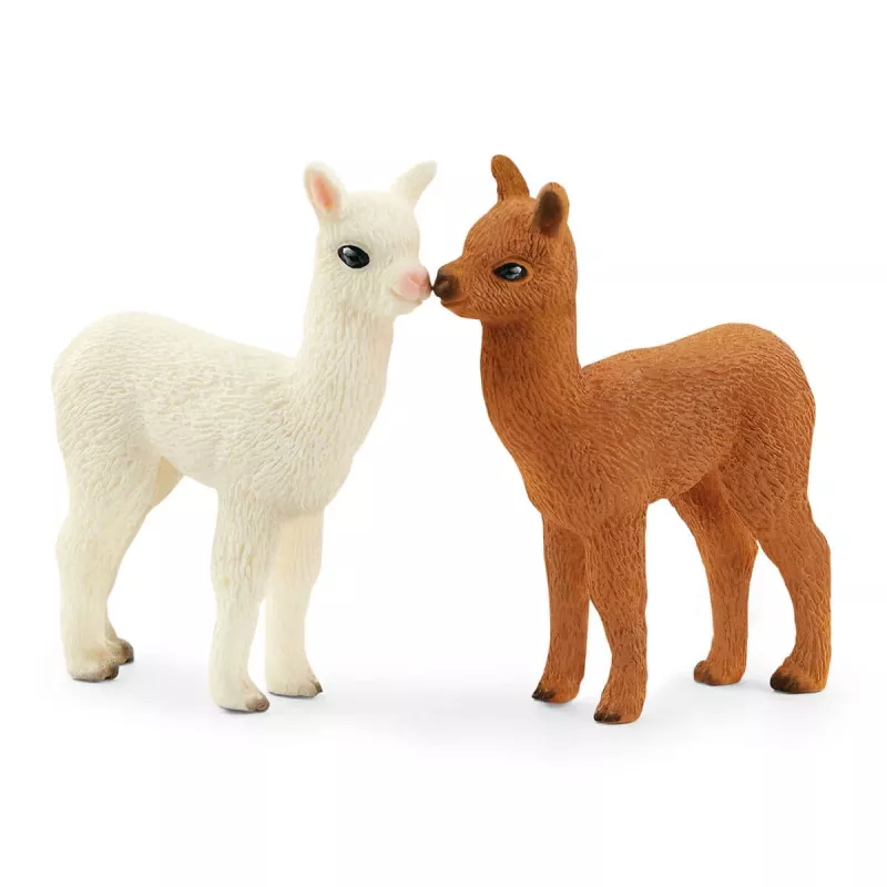schleich WILD LIFE zestaw alpak, Las, Dzikie zwierzęta / zabawki przygodowe, 3 lat(a), Brązowy, Biały