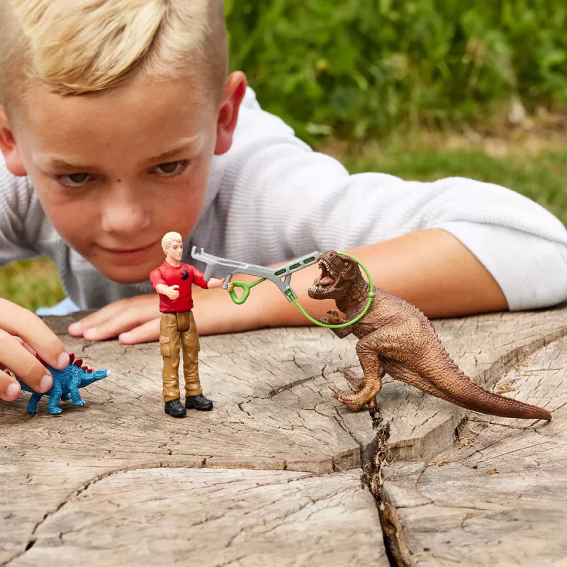 Figurka dinozaura Schleich Atak Tyranozaura