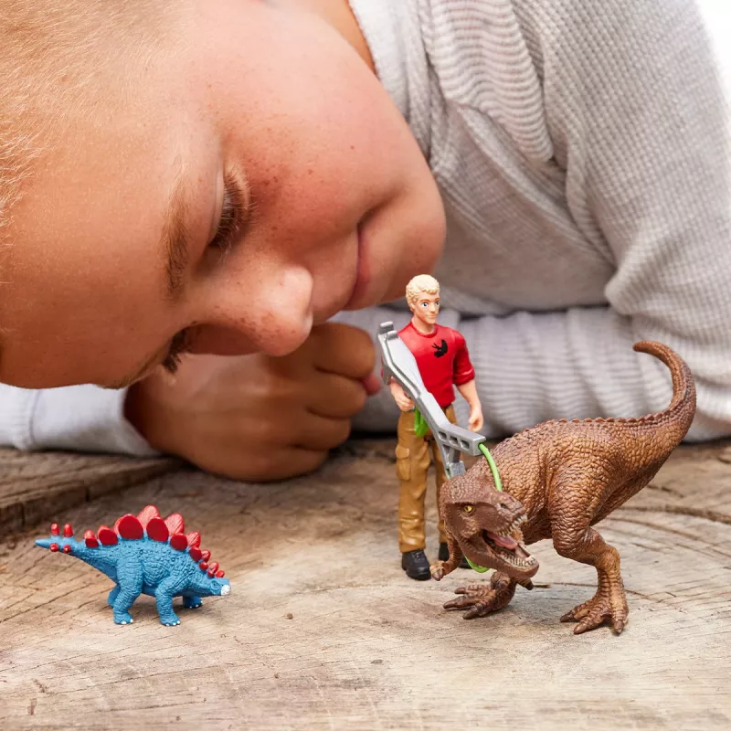 Figurka dinozaura Schleich Atak Tyranozaura