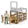 Duża ciężarówka ratunkowa dla zwierząt Schleich WILD LIFE 42475