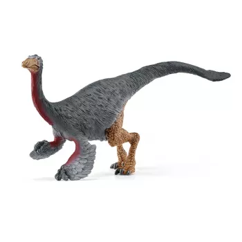 schleich Dinozaury Gallimimus, 4 lata, Podbój Ziemi, Dinozaury i wulkan, Brązowy, Szary, Czerwony