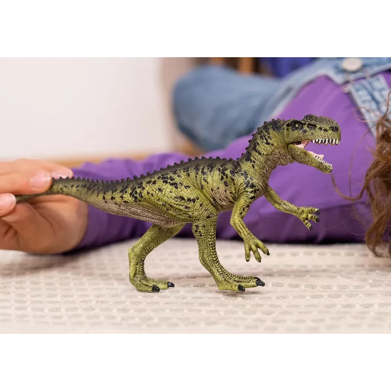 Zabawkowy dinozaur Schleich Monolophosaurus zielony 15035S