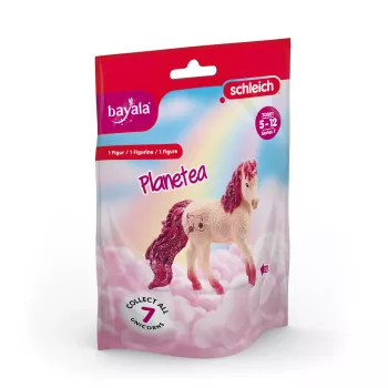 Schleich figurka kolekcjonerska jednorożca Planetea, różowa, dla dzieci od 5 lat