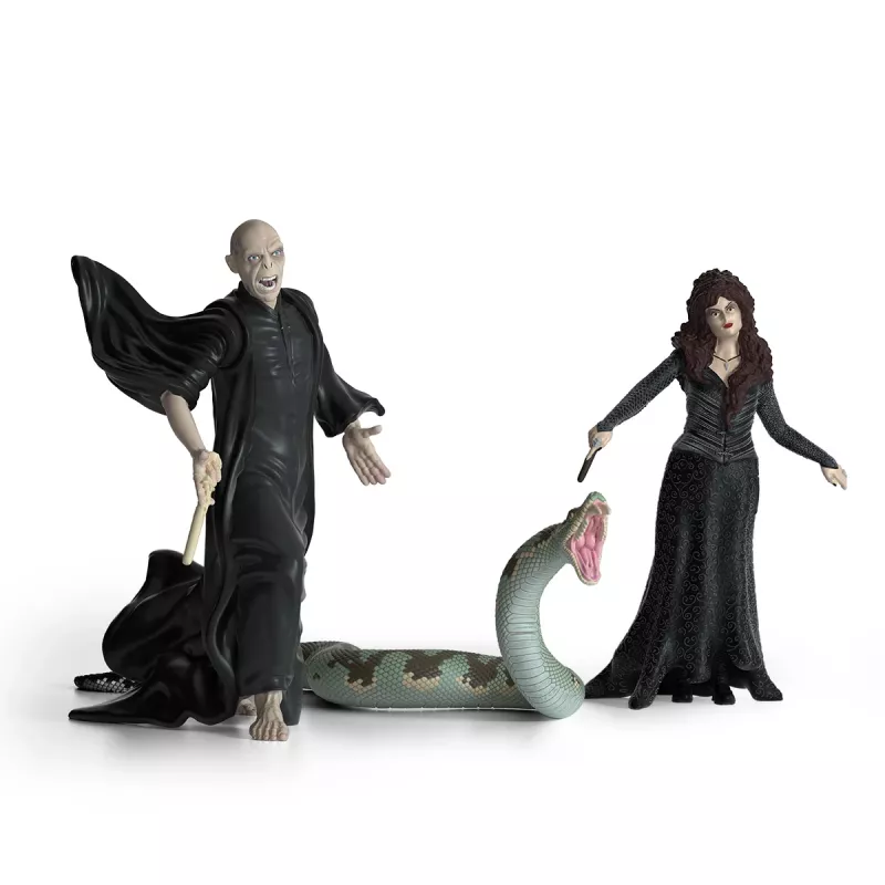Zestaw figurek Schleich Lord Voldemort Nagini Bellatrix Lestrange Wielokolorowy