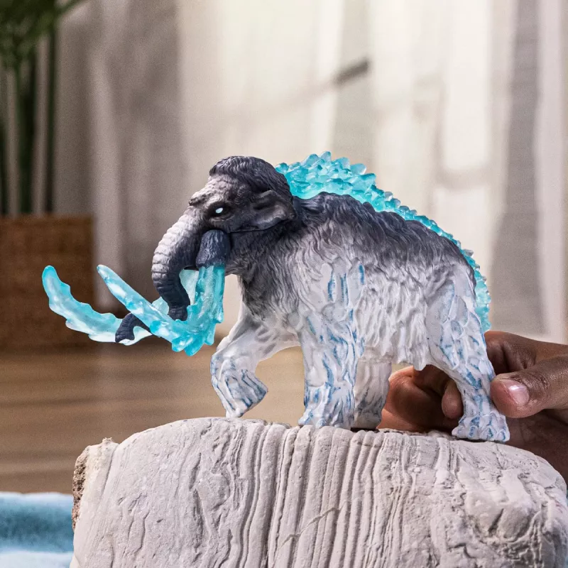 Figurka zabawkowa Schleich Mammut Mróz model 70829, szczegółowa kolekcjonerska figurka zwierzęcia