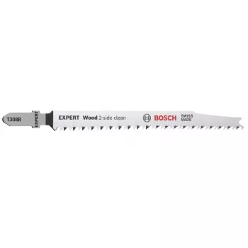 Bosch EXPERT ‘WOOD 2-SIDE CLEAN’ T 308 B brzeszczot do wyrzynarki ze stali wysokowęglowej (HCS) 25 szt.