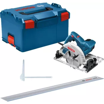 Bosch GKS 55+ GCE + FSN 1400 16.5 cm Czarny, Niebieski 4700 RPM 1350 W