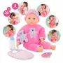 Simba‑Dickie Corolle 9000150050, interaktywna lalka bobas, 42 cm, bateria AA, różowa