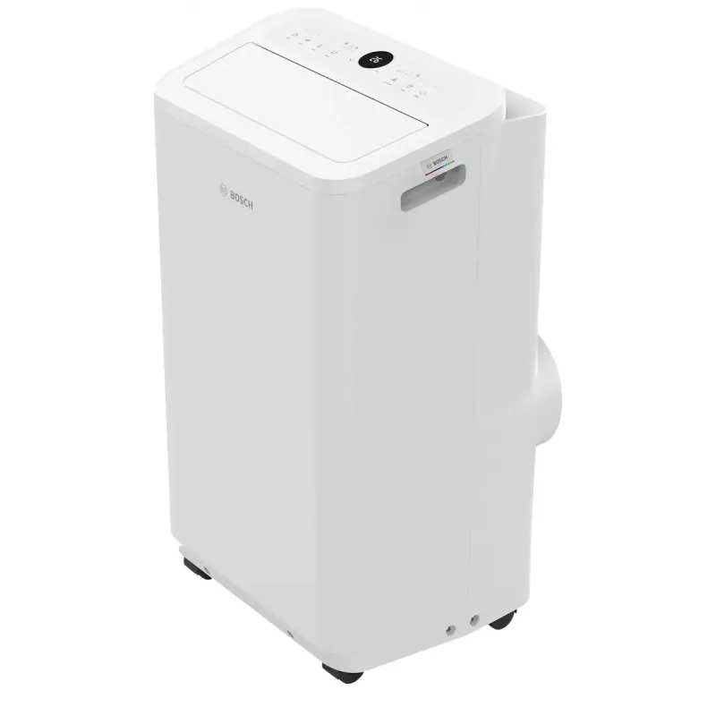 Przenośny klimatyzator Bosch Cool 2000 — biały, klasa A, 1 kWh/h, R290, do 88 m³