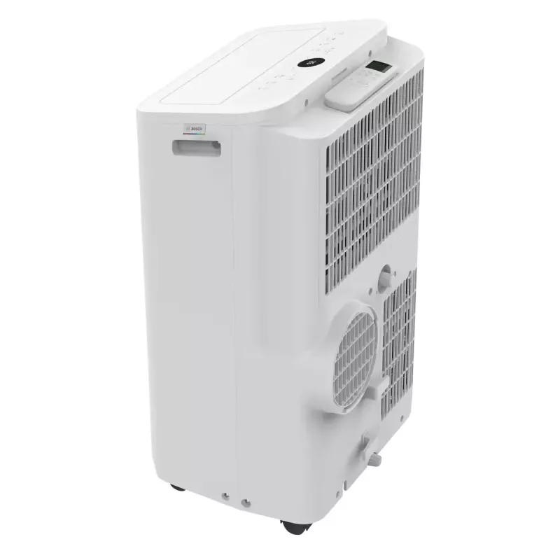 Przenośny klimatyzator Bosch Cool 2000 — biały, klasa A, 1 kWh/h, R290, do 88 m³