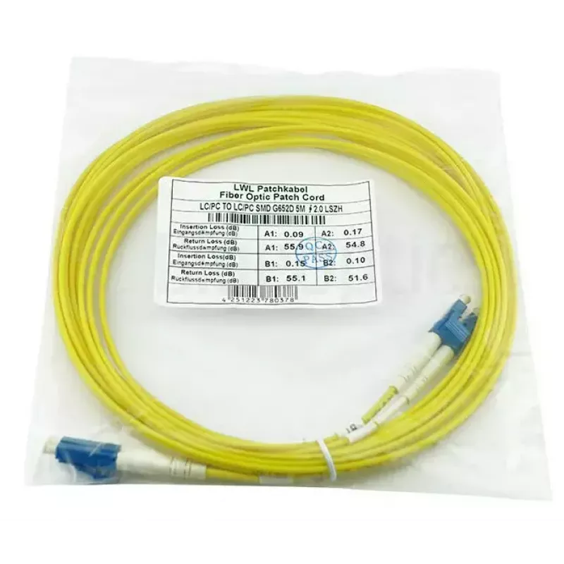 Kabel InfiniBand/światłowodowy BlueOptics LRCABLE50M-BO 50 m LC żółty