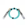 AOC QSFP56 do QSFP56 kabel 7 m BlueOptics BO070703W7M-BO, cyjan