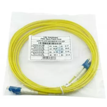 Światłowodowy kabel krosowy BlueOptics 040402G5120000050M 50 m 2x LC LC/APC