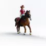schleich HORSE CLUB Hannah i Cayenne, 5 lat, Konie, Wielokolorowy