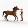 schleich HORSE CLUB Hannah i Cayenne, 5 lat, Konie, Wielokolorowy