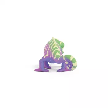 schleich Kameleon Caspar w tęczowych kolorach, 3 lata, Wielokolorowy, Plastik