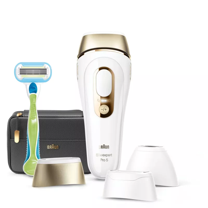 Braun Silk-expert Pro 5 PL5243 IPL Złoty, Biały