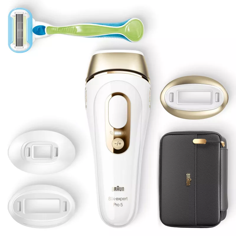 Braun Silk-expert Pro 5 PL5243 IPL Złoty, Biały