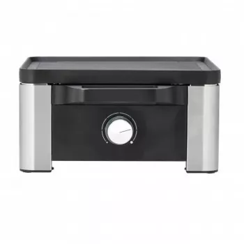 WMF 61.3024.5155 grill raclette 4-osobowy Czarny, Stal nierdzewna