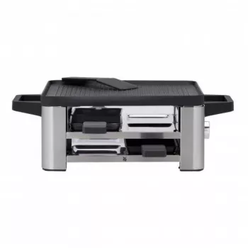 WMF 61.3024.5155 grill raclette 4-osobowy Czarny, Stal nierdzewna
