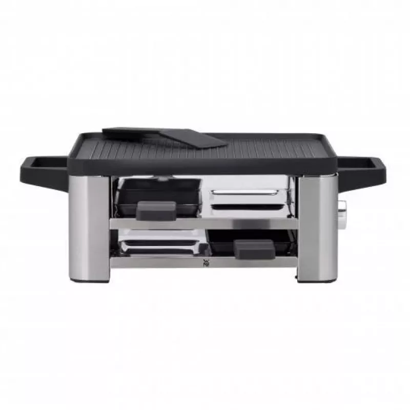 WMF 61.3024.5155 grill raclette 4-osobowy Czarny, Stal nierdzewna