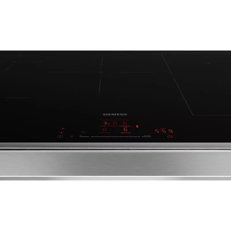 Siemens iQ500 ED845HWB1E płyta grzewcza Czarny Do zabudowy 80 cm Strefowa płyta indukcyjna 5 stref(y)