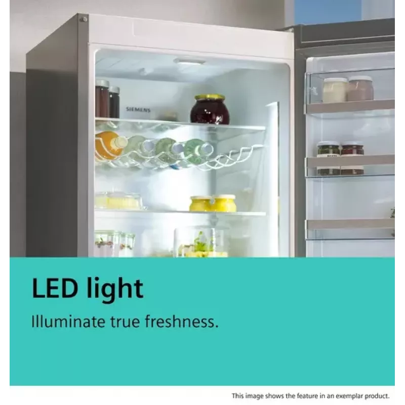 Siemens iQ500 KG39NAIAU lodówko-zamrażarka Wolnostojąca 363 L Szczotkowana stal