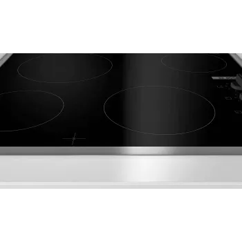Płyta grzejna Bosch Serie 2 PKE645CA2E Czarny, Stal nierdzewna Do zabudowy 60 cm Ceramiczna 4 stref(y)