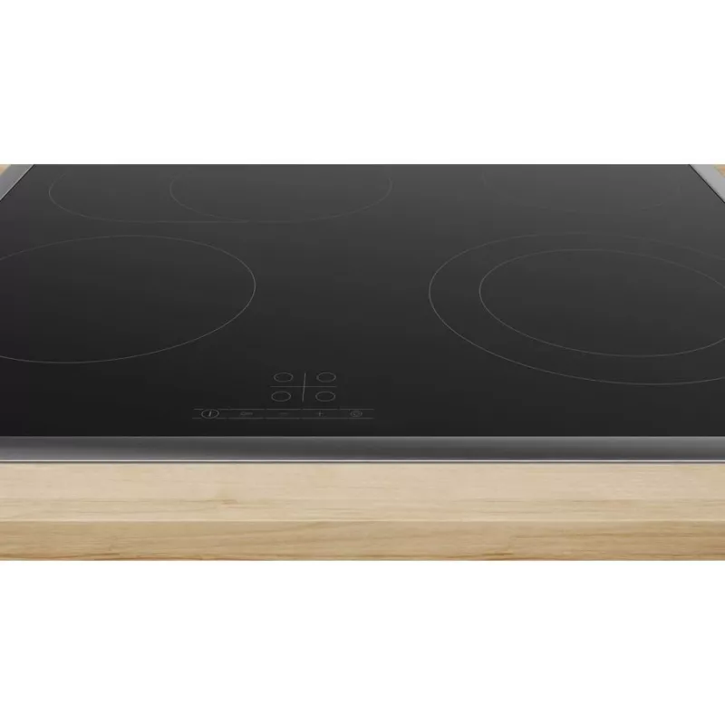 Bosch Serie 4 PKN645BA2E płyta grzewcza Czarny Do zabudowy 60 cm Płyta ceramiczna 4 strefa(y) grzewcza(e)