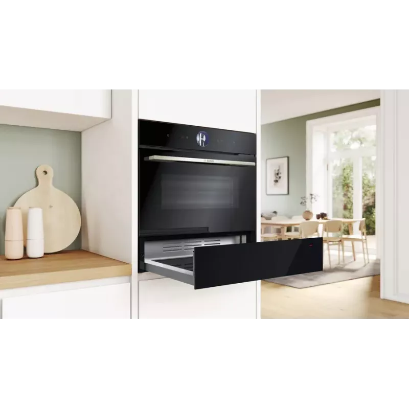 Bosch Serie 8 BIC7101B1 szuflada grzewcza 20 L 12 kompletów naczyń Czarny