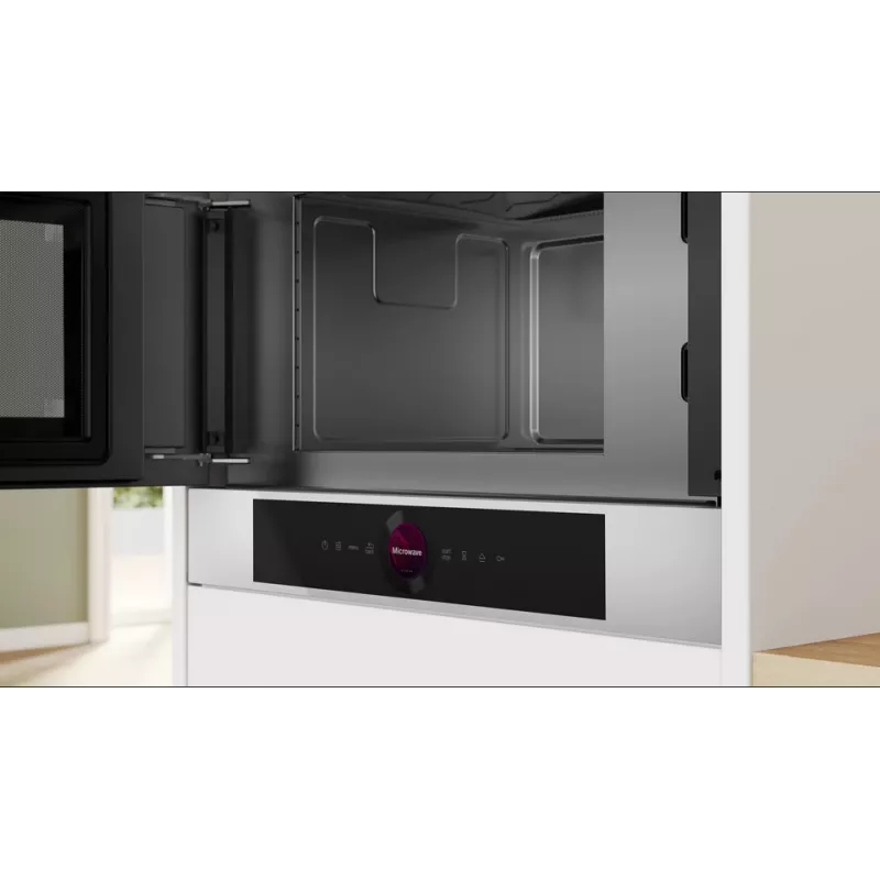 Bosch Serie 8 BFL7221W1 kuchenka mikrofalowa Biała Wolnostojąca kuchenka mikrofalowa Do zabudowy 21 L 900 W