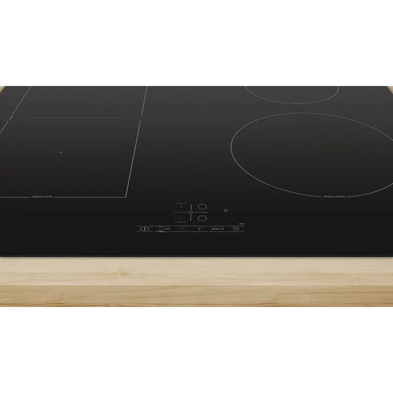 Bosch Serie 4 PVS61RBB5E płyta grzewcza Czarny Do zabudowy 60 cm Płyta indukcyjna ze strefami 4 strefa(y)