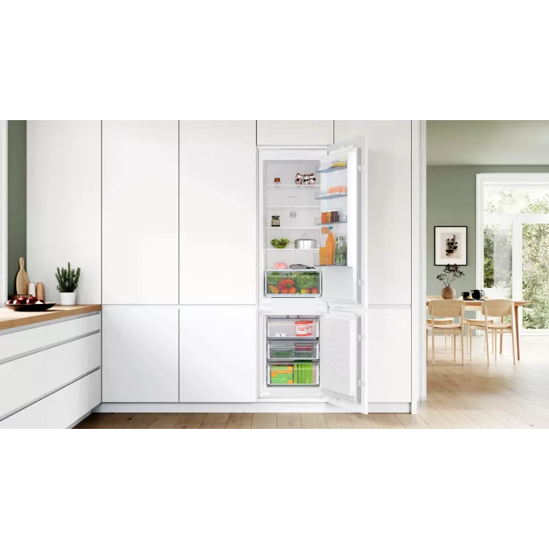 Bosch Serie 2 KIN96NSE0 lodówko-zamrażarka do zabudowy 290 L Biały