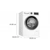 Pralka Bosch Serie 6 WGG244120 ładowana od przodu 9 kg 1351 obr./min biała
