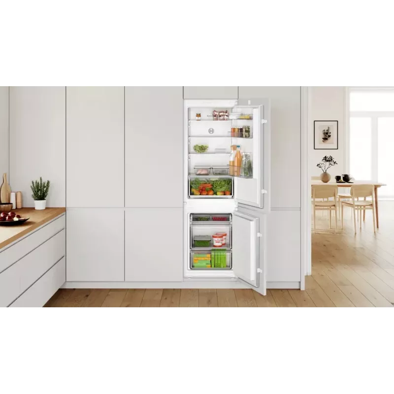 Bosch Serie 2 KIV865SE0 lodówko-zamrażarka do zabudowy 267 L Biała
