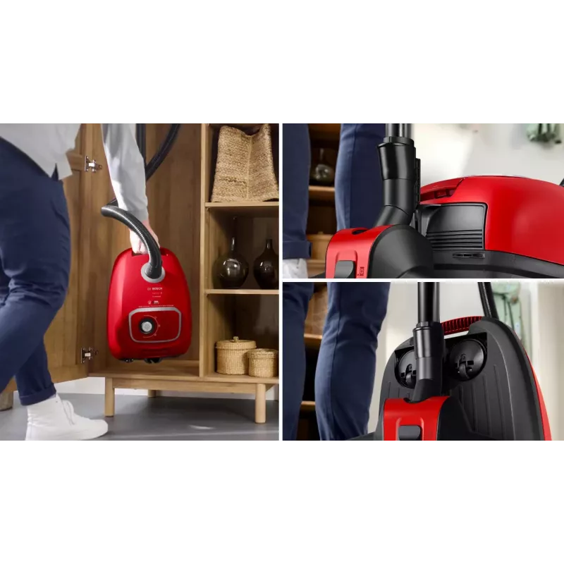 Odkurzacz Bosch BGB41PET1 4 L Cylindrowy Na sucho 700 W Worek na kurz