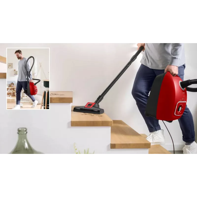 Odkurzacz Bosch BGB41PET1 4 L Cylindrowy Na sucho 700 W Worek na kurz