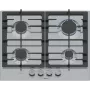 Bosch Serie 6 PCP6A5I90 hob Stal nierdzewna Do zabudowy 60 cm Gaz 4 stref(y)