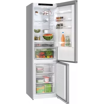 Lodówko-zamrażarka Bosch Serie 4 KGN392LAG Wolnostojąca 363 L Metaliczna