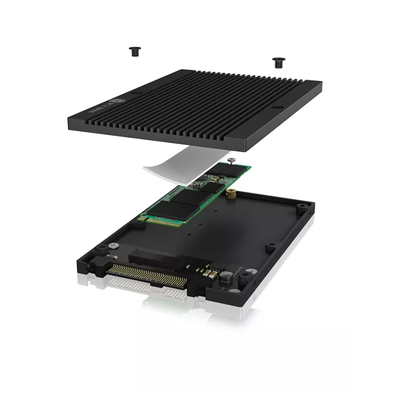 ICY BOX IB-M2U04 Obudowa SSD Czarny 2.5 cala