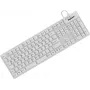 KeySonic KSK-8030 IN (DE) biała klawiatura przemysłowa USB QWERTZ niemiecka
