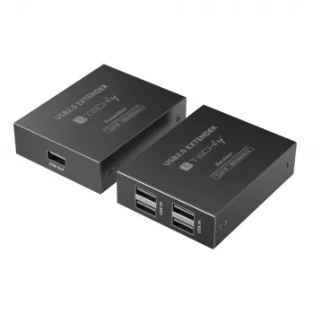 Techly IUSB-EXTEND1504P przedłużacz USB nadajnik i odbiornik
