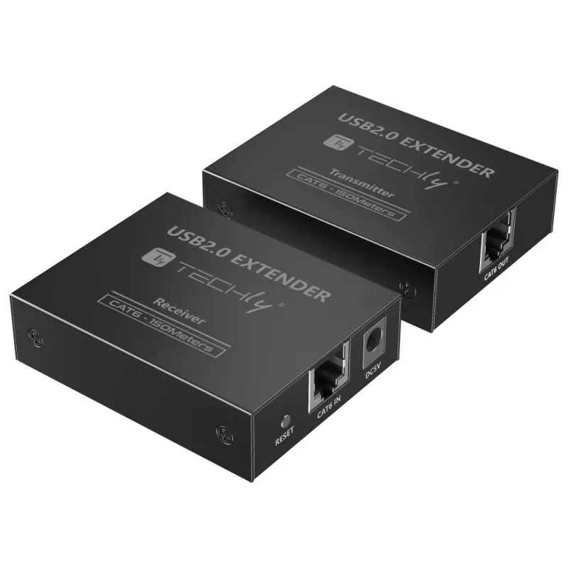 Techly IUSB-EXTEND1504P przedłużacz USB nadajnik i odbiornik