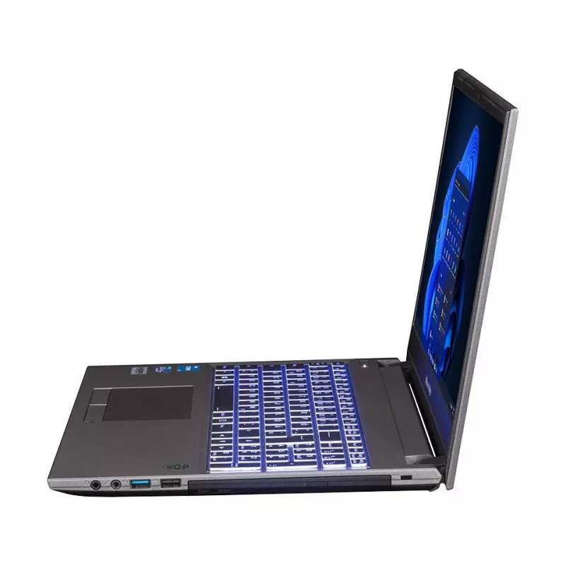 bluechip TRAVELline L15W17 Intel® Core™ i5-1335U Procesor / do 4,60 GHz, Windows 11 Pro, 15,6 cala matowy panel IPS, 1920 x 1080, 16 GB DDR4, 500 GB NVMe SSD, WLAN 802.11 ax, Bluetooth 5.3, Gigabit Ethernet, Karta graficzna Intel® Iris® Xe, DVD±RW, standard wojskowy MIL-STD 810G