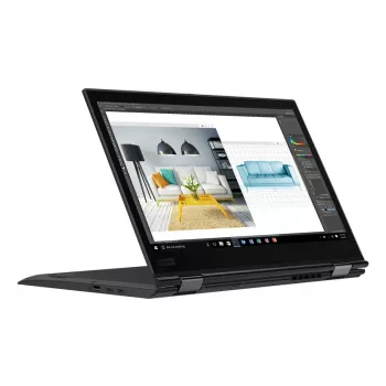 T1A Lenovo ThinkPad X1 Yoga (3. gen.) odnowiony Intel® Core™ i7 i7-8650U Hybrydowy (2 w 1) 35,6 cm (14 cali) Dotykowy Full HD 16 GB LPDDR3-SDRAM 512 GB SSD Wi-Fi 6 (802.11ax) Windows 11 Pro Niemiecki Czarny