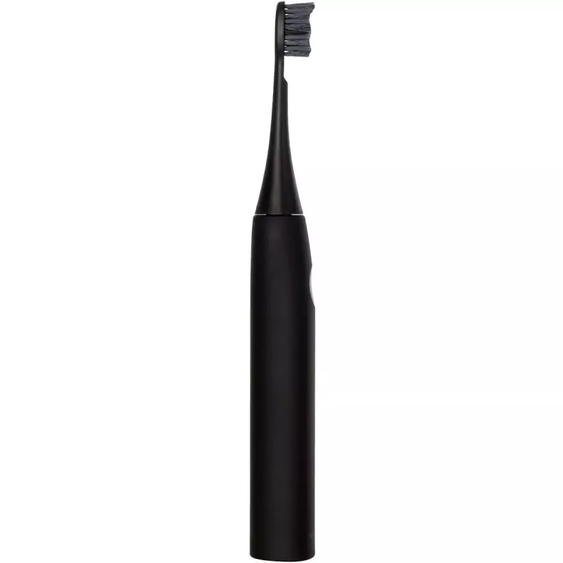 Elektryczna szczoteczka do zębów Happybrush ECO VIBE 3 zestaw startowy All Czarny + 4 końcówki wymienne